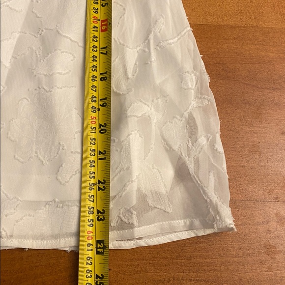 Princess Polly Past and Present White Burnout Tie-Back Mini Dress - Picture 7 of 12